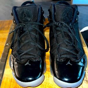 Size 10 - Jordan 6 Rings Black Ice 2018-Gently worn